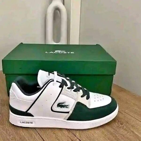 Lacoste Court Cage Casual Leather White/Green