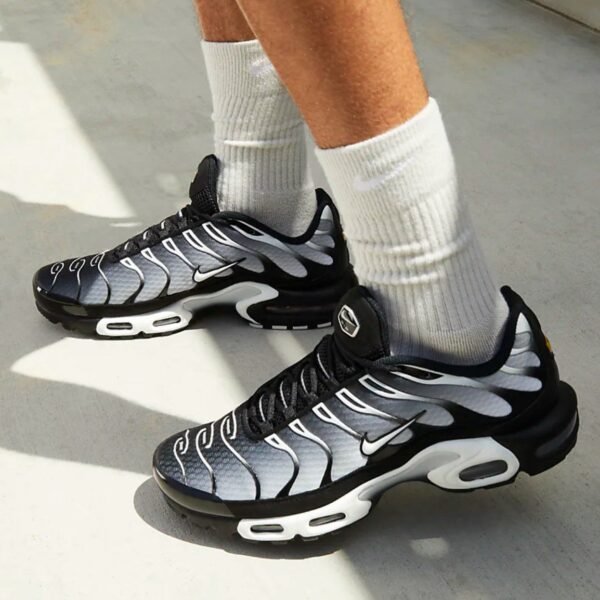 Nike air max plus black metallic silver