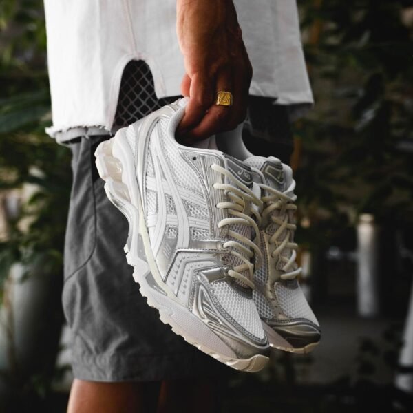 ASICS Gel Kayano 14 Metallic Silver white