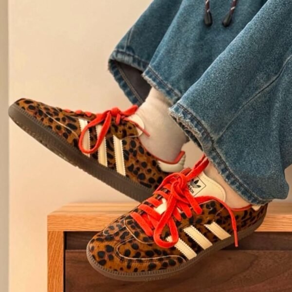 Adidas Samba OG Preloved Red Leopard