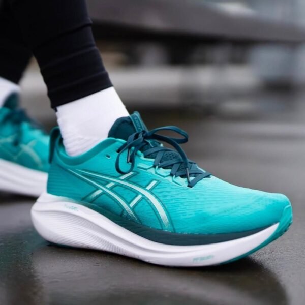 ASICS Gel-Nimbus 27 Wave Teal Saxon Green