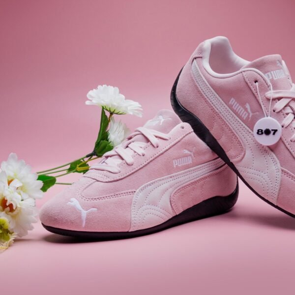 PUMA Speedcat Pink and White