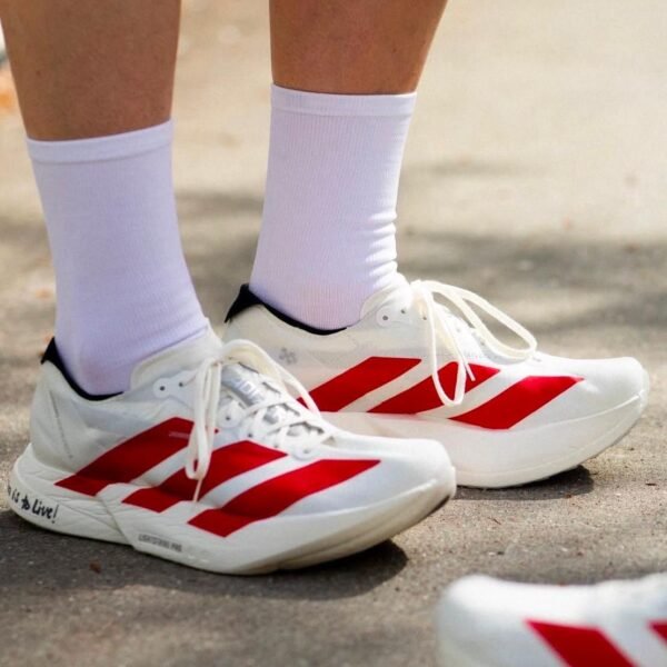 adidas Adizero Adios Pro 4 Off White Better Scarlet