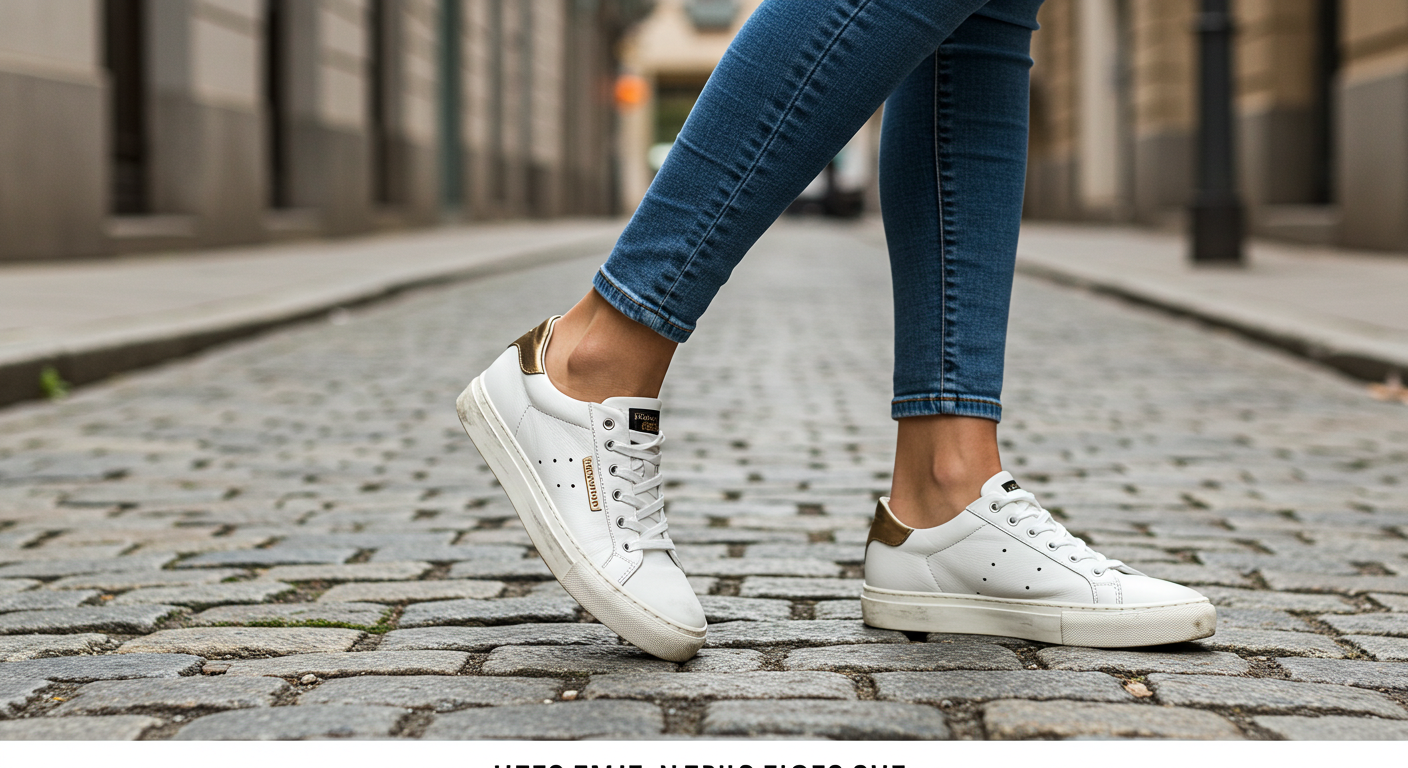 Ladies White Sneakers