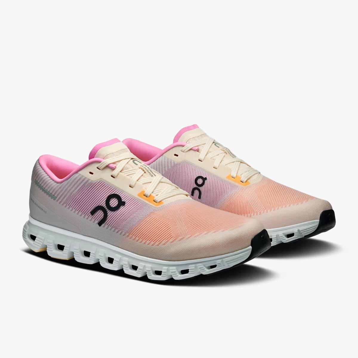 front-view-shoesOn Running Cloud 6 Push Tangerine Raspberry