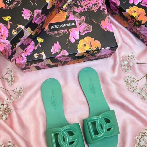 D&G Rubber Slide Sandal - Green